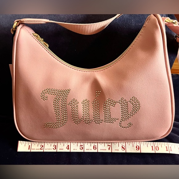 JUICY COUTURE taffy dusty pink obsession crossbody bag-NWT-Never Used-Excel Cond - Picture 6 of 11
